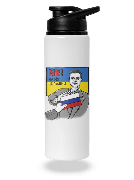 Ne! Radši Ukrajinu lahev na vodu White