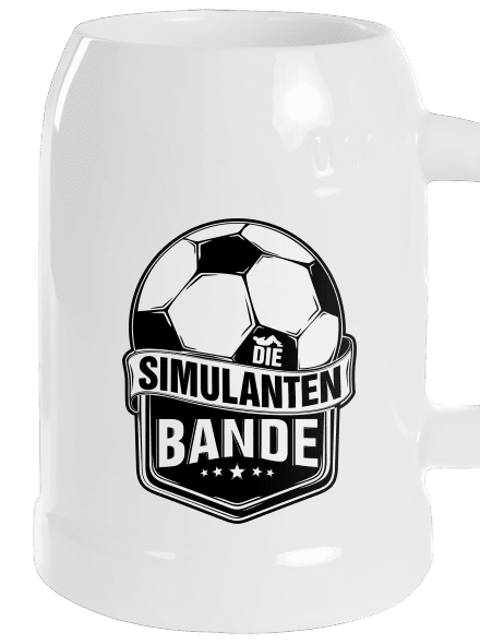 Simulanten bande půllitr White