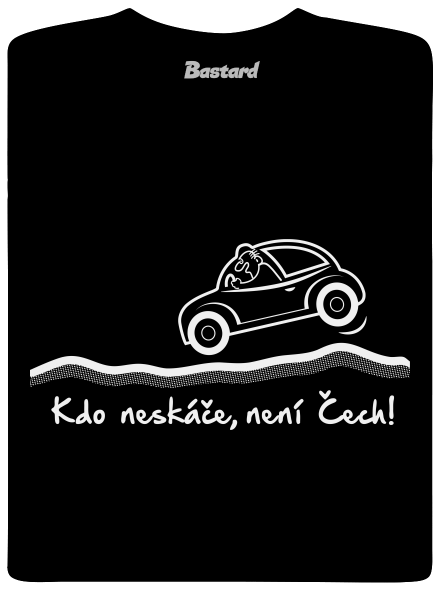Kdo neskáče dětské tričko Black