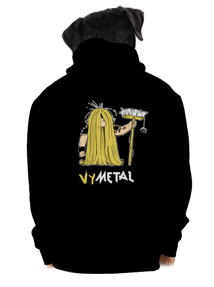 Metalista pánská mikina na zip Black