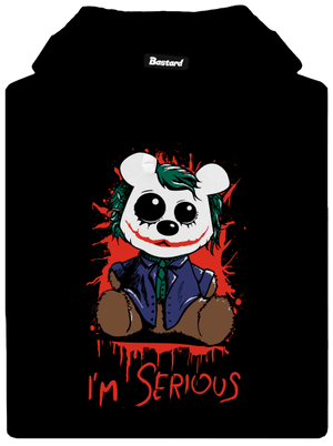 Serious pánská mikina klokanka Black