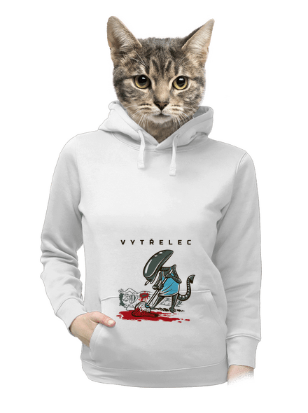 Vytřelec dámská mikina klokanka White