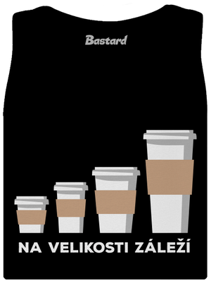 Na velikosti záleží dámské tílko klasické Black