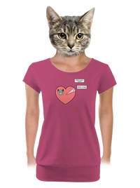 dámské tričko s lemem