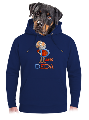 D jako děda unisex mikina premium Navy