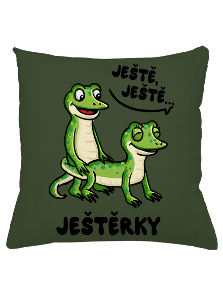 Ještě, ještě polštář Olive Green
