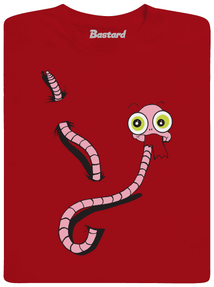 Červ dětské tričko Red