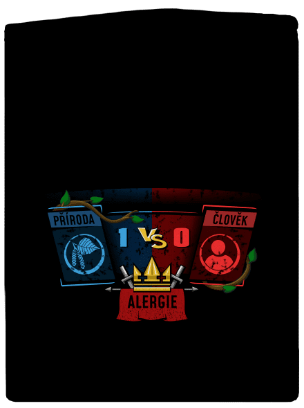 Příroda vs. člověk pánská mikina na zip Black
