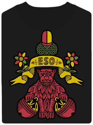 Kulový eso unisex mikina bez kapuce Black