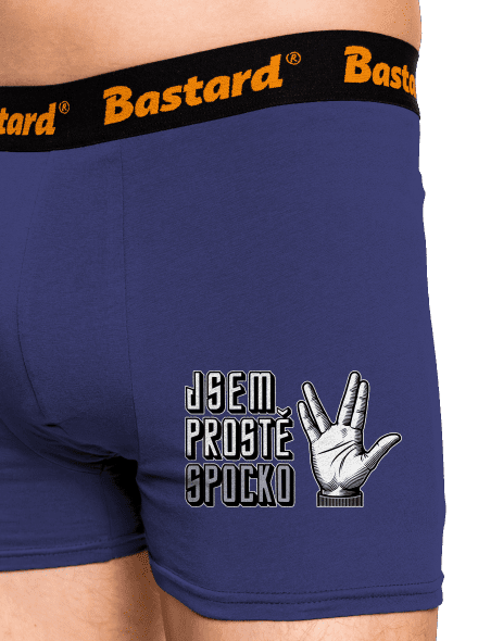 Jsem Spocko boxerky Blue Navy