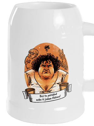 B14: Slunce seno jahody půllitr White