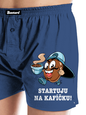 Startuju na kafíčku pánské trenky Blue