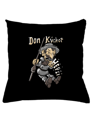 Don Kýchot polštář Black