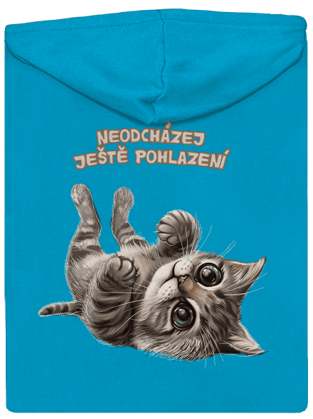 Ještě pohlazení dámská mikina na zip Blue Atol