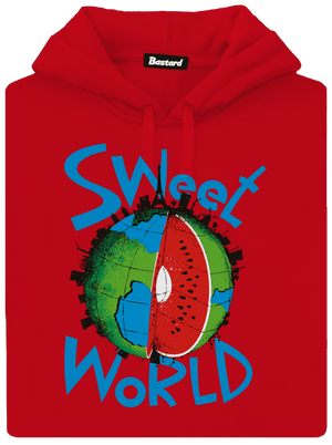 Sweet World pánská mikina klokanka Red