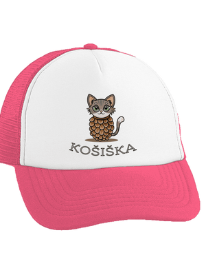 Košiška kšiltovka truckerka Fluorescent Pink cap