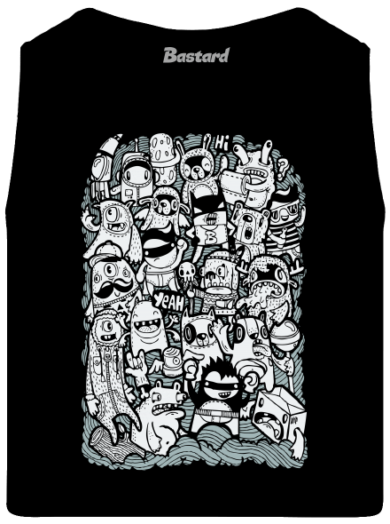 Doodle pánské tílko Black