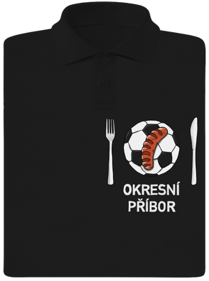 Okresní příbor pánská polokošile Black