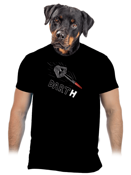 Dart(h) pánské tričko Black