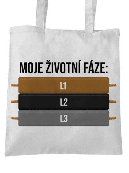 Moje životní fáze taška White