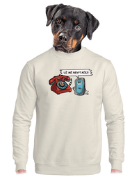 unisex mikina bez kapuce