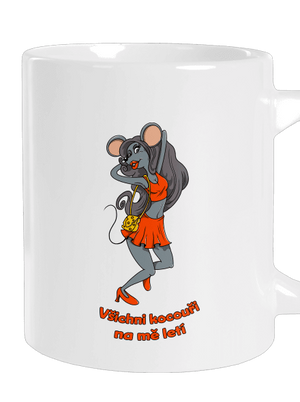 Myška velký hrnek White