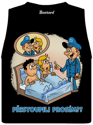 Přistoupili dámské tílko volné Black