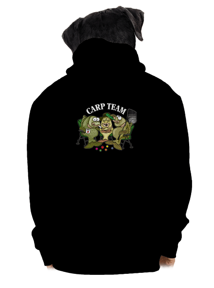 Carp Team pánská mikina na zip Black