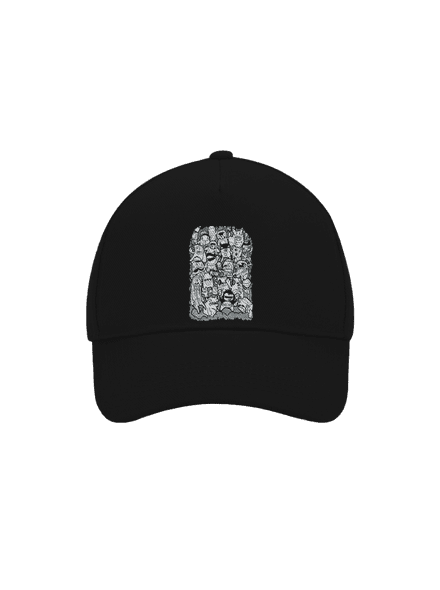 Doodle kšiltovka baseballka Black