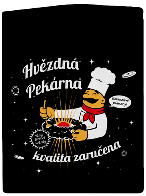 Hvězdná pekárna dámská mikina na zip Black