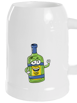 Láska na beton půllitr White