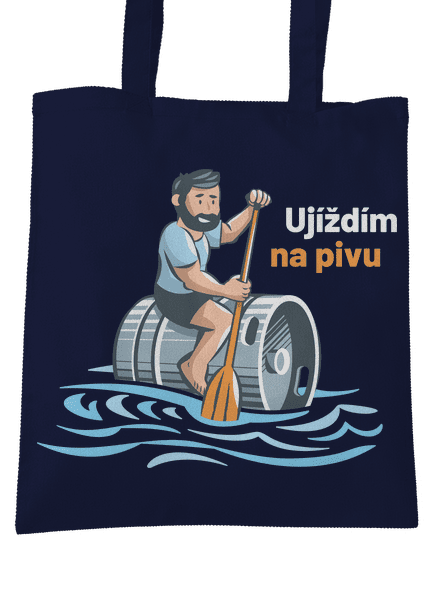 Ujíždím na pivu taška French Navy