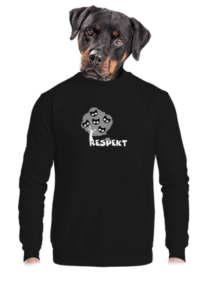 unisex mikina bez kapuce