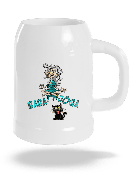 Baba Jóga půllitr White