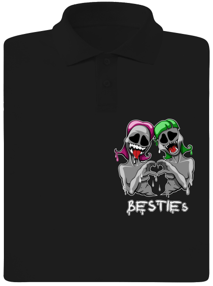 Besties pánská polokošile Black
