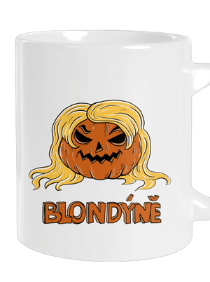 Blondýně velký hrnek White