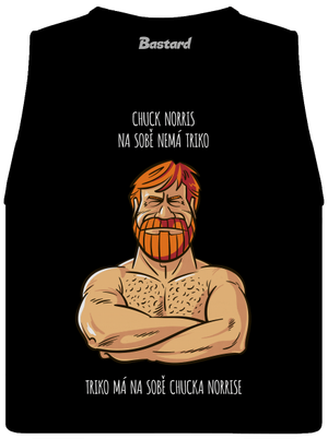 Chuck Norris dámské tílko volné Black