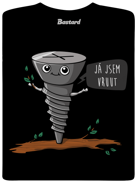 Já jsem Vruut pánské tričko Black