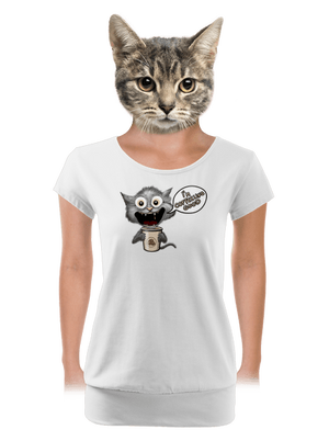 dámské tričko s lemem