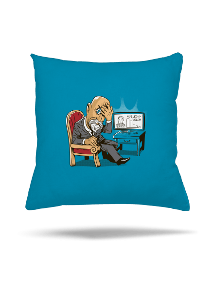 Masaryk polštář Blue Turquoise