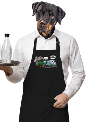 Zakouříme? zástěra Black