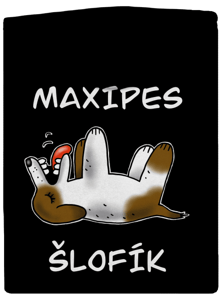 Maxipes Šlofík dámská mikina na zip Black