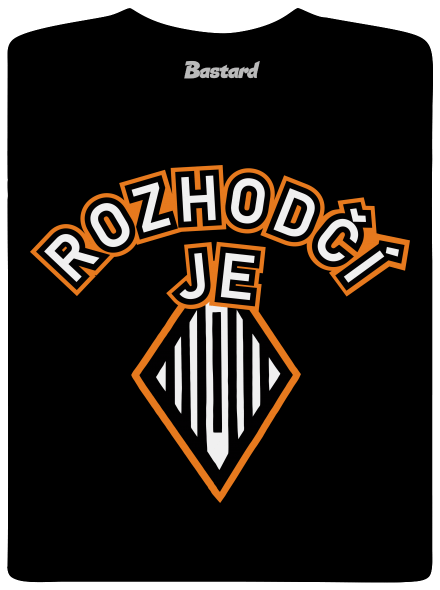 Rozhodčí pánské tričko Black