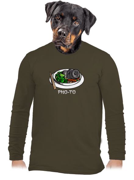 Pho-to pánské dlouhý rukáv Urban Khaki