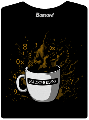 Hackpresso  dámské tričko premium Black