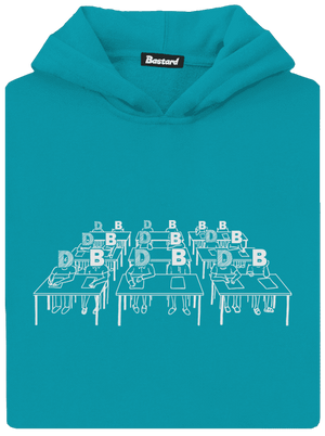 Cimrman: Debil, blbeček dětská mikina klokanka Hawaiian Blue