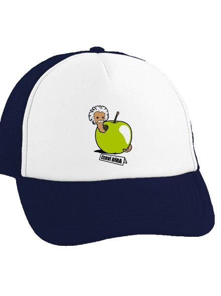Červí díra kšiltovka truckerka French Navy cap