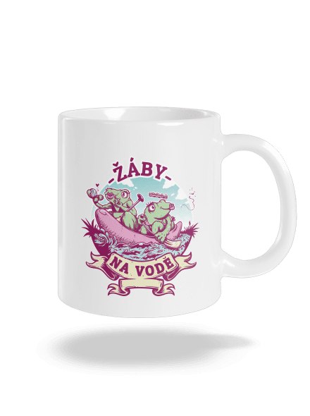 Žáby na vodě klasický hrnek White