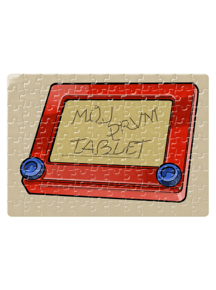 Můj první tablet puzzle White