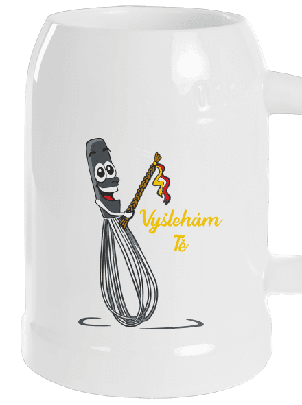 Vyšlehám Tě! půllitr White